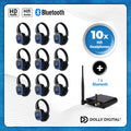 10x type FD-Pro Headsets + T80 Pro Bluetooth zender