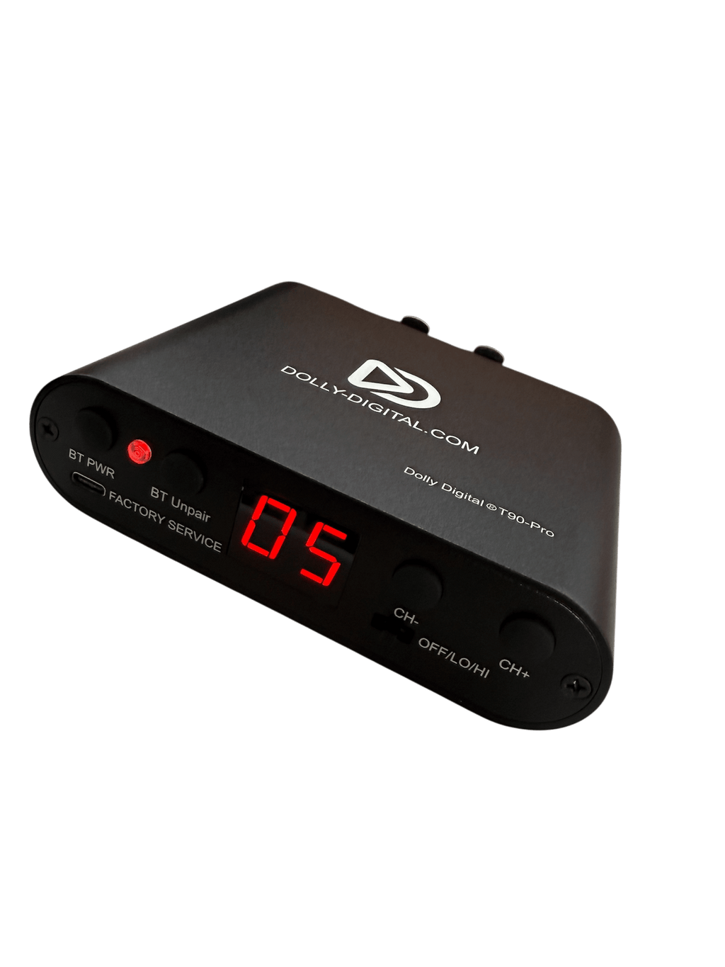 Émetteur Bluetooth-XLR T90 Pro avec batterie intégrée et entrée microphone. 5 canaux. XLR TRS