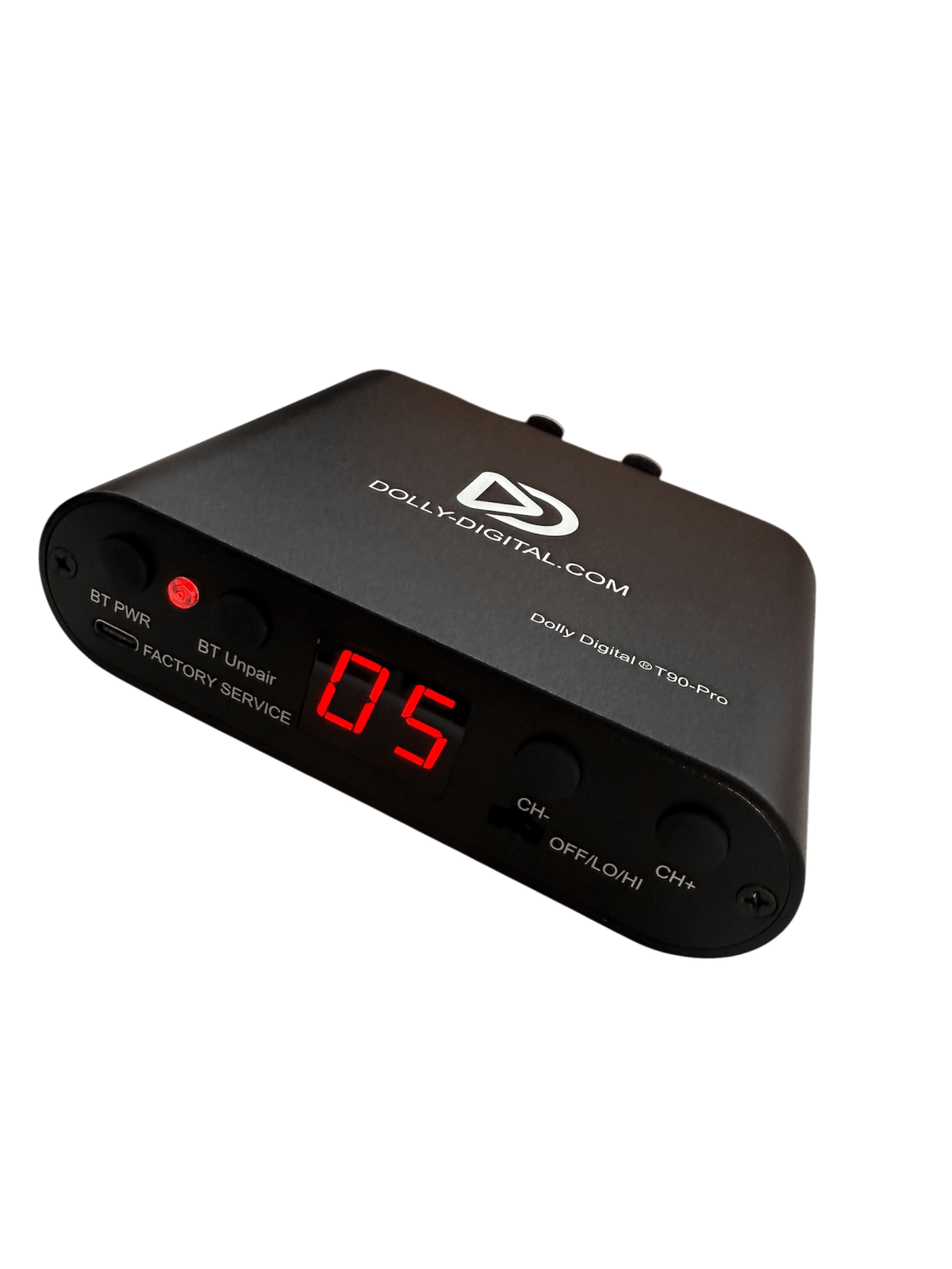 Émetteur Bluetooth-XLR T90 Pro avec batterie intégrée et entrée microphone. 5 canaux. XLR TRS