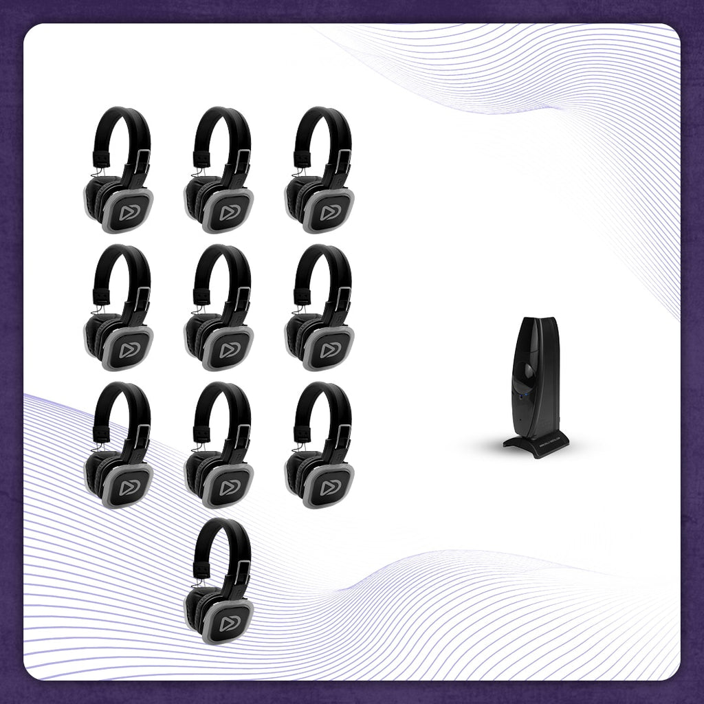 10x type BD Headsets + T50 zender