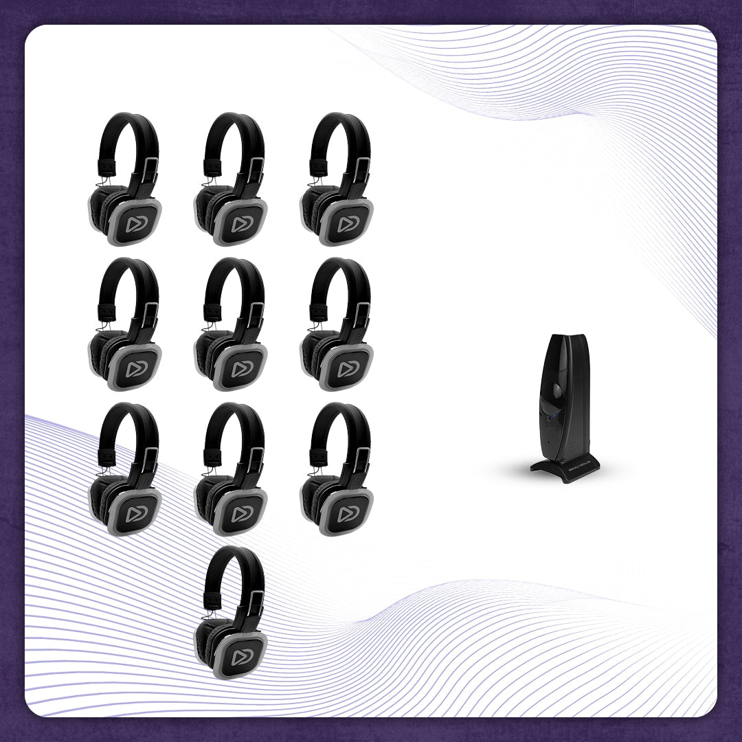 10x type BD Headsets + T50 zender