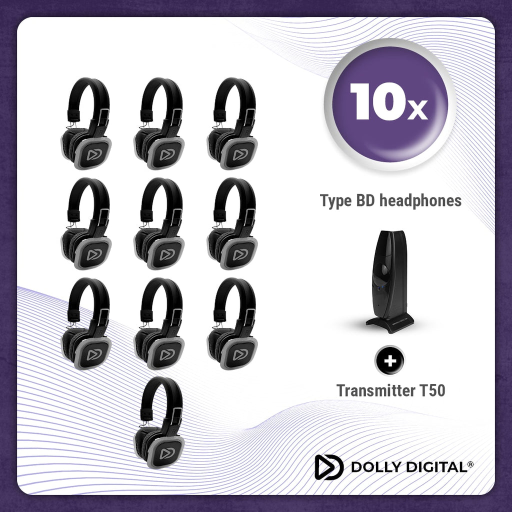 10x type BD Headsets + T50 zender