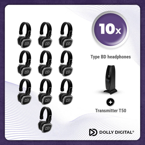 10x type BD Headsets + T50 zender