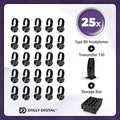 Pro Box BD 25. Silent Disco pro kit met T50 zender en een storage box