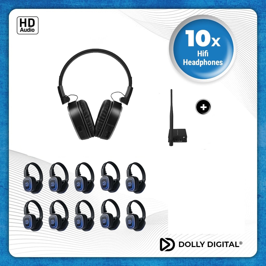 10x casques type FD-Pro + émetteur premium T70