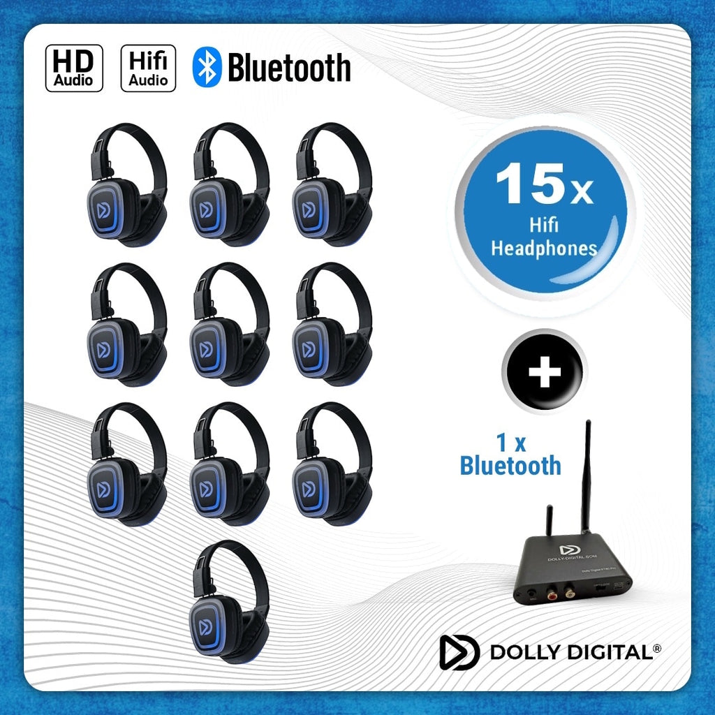 15x type FD-Pro Headsets + T80 Pro Bluetooth zender