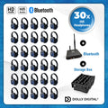 Pro Box FD-Pro 30. Premium Silent Disco pro kit, T80 Pro Bluetooth zender met storage box
