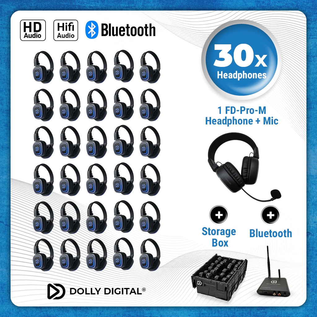 Dolly Digital FD-Pro 30 met headmounted microfoon