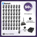 Pro Box BD 50. Silent Disco pro kit met T80 Pro Bluetooth zender en 2 storage boxen