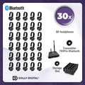 Pro Box BD 30. Silent Disco pro kit met T80 Pro Bluetooth zender en een storage box