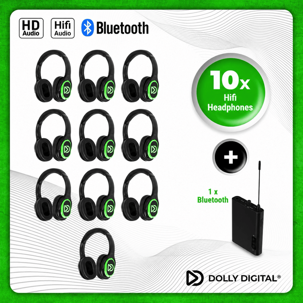 10x type RD-Pro Headsets + TX20 draagbare zender