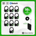 10x type RD-Pro Headsets + TX20 draagbare zender