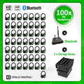 Pro Box RD-Pro 100. Premium Draadloze Koptelefoons voor Groepen - Pro Set, T80Pro-Bluetooth zender met storage boxen
