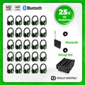 Pro Box RD-Pro 25. Premium Silent Disco pro kit, TX20 draagbare zender met storage box