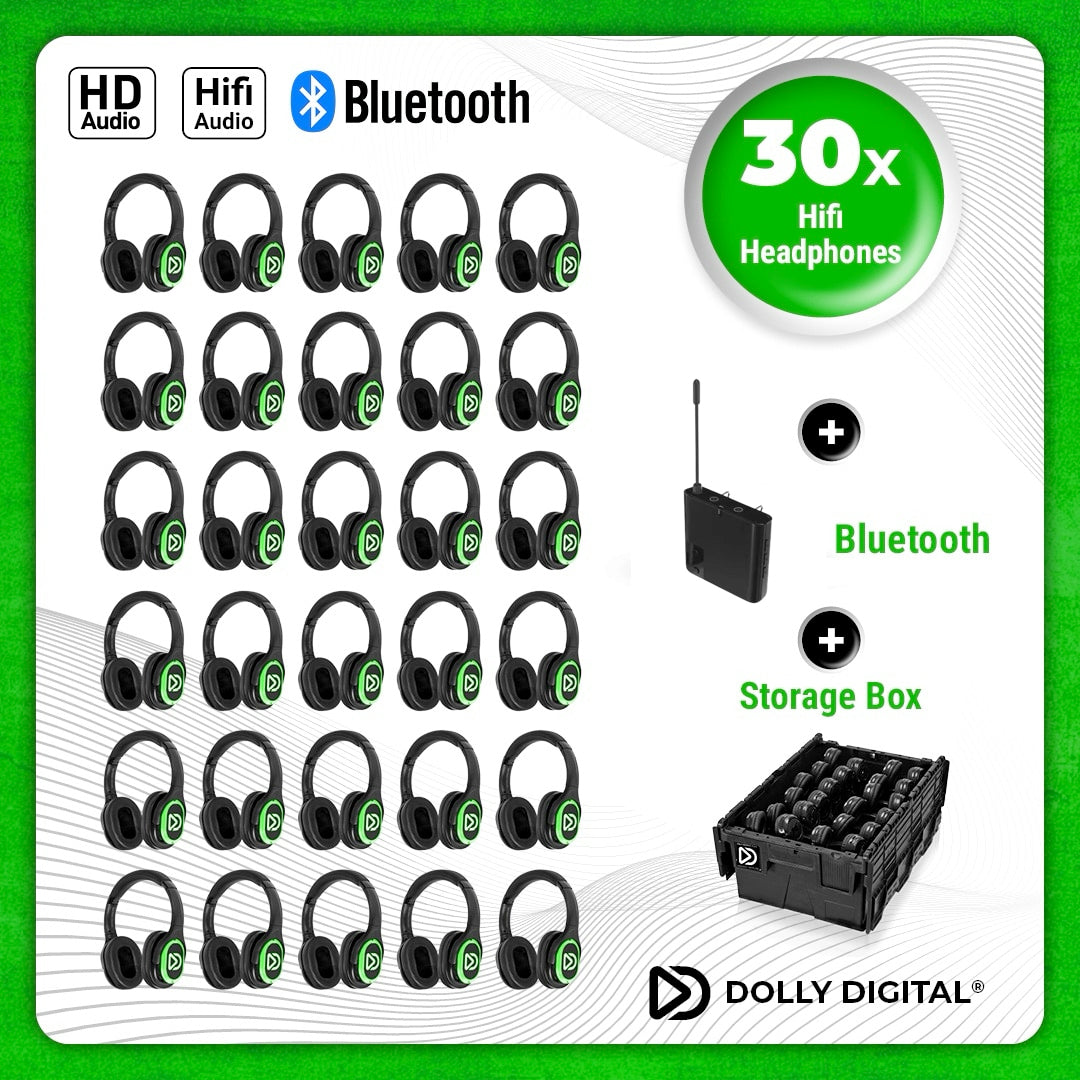 Pro Box RD-Pro 30. Premium Silent Disco pro kit, TX20 draagbare zender met storage box