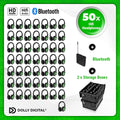 Pro Box RD-Pro 50. Premium Silent Disco pro kit, TX20 draagbare zender met storage boxen
